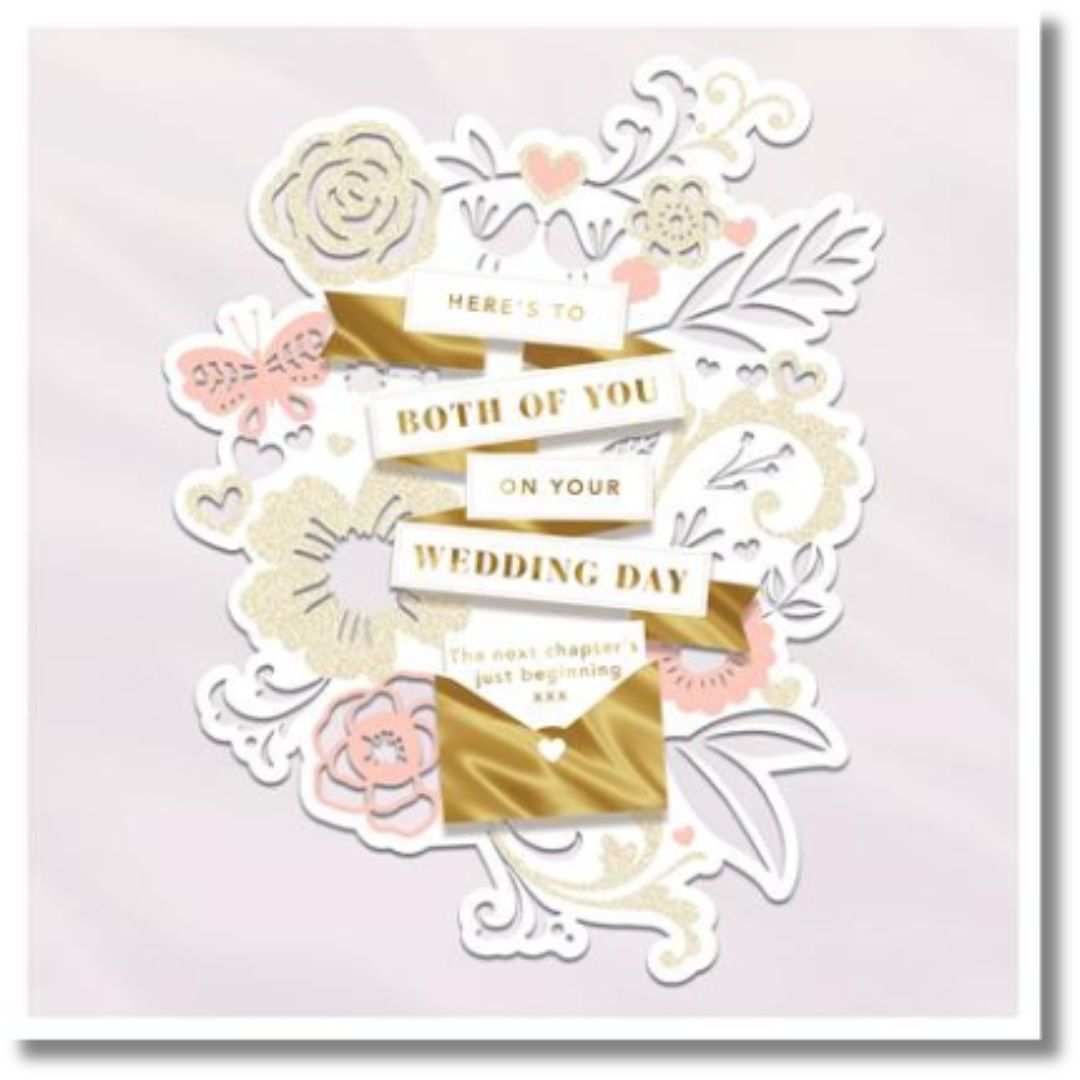 Hallmark Both Of You On Your Wedding Day - Greeting Card