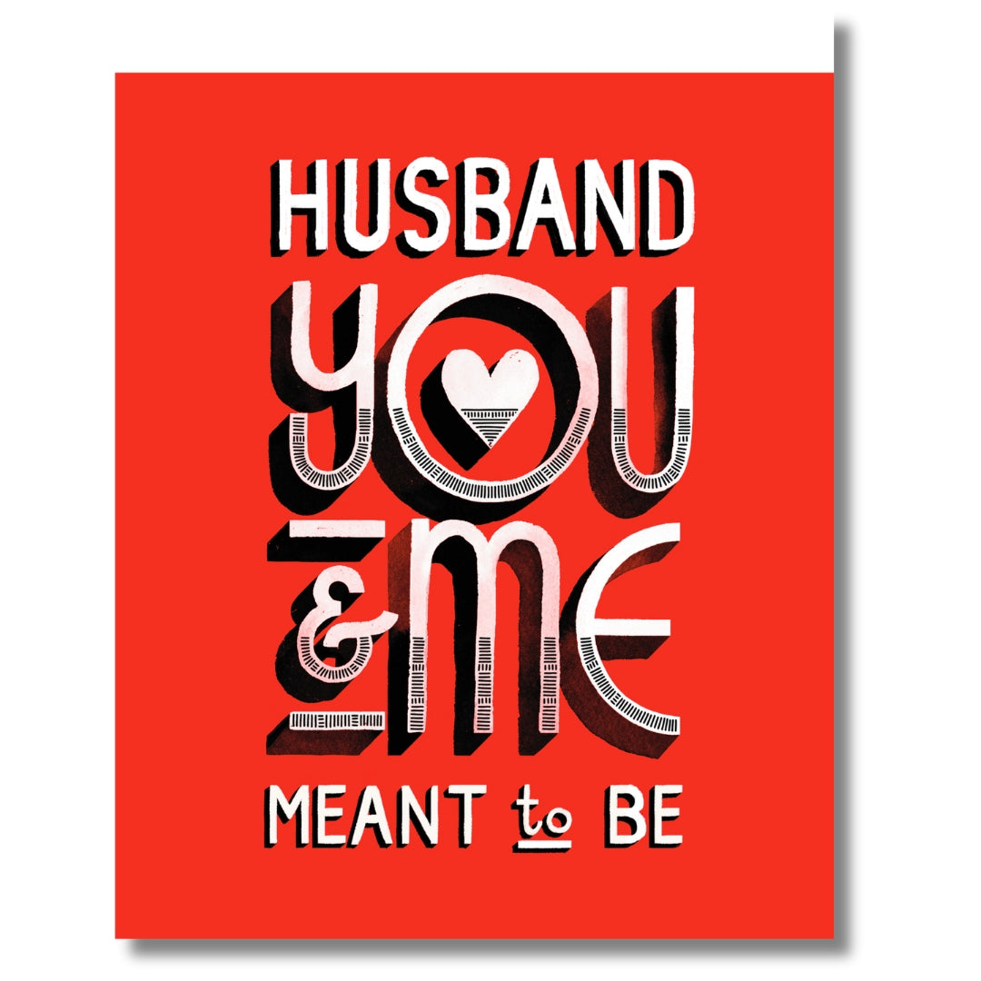 Hallmark Husband You & Me Meant To Be - Greeting Card