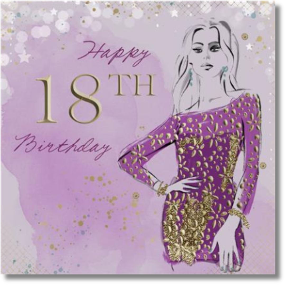 Hallmark Happy 18th Birthday - Greeting Card