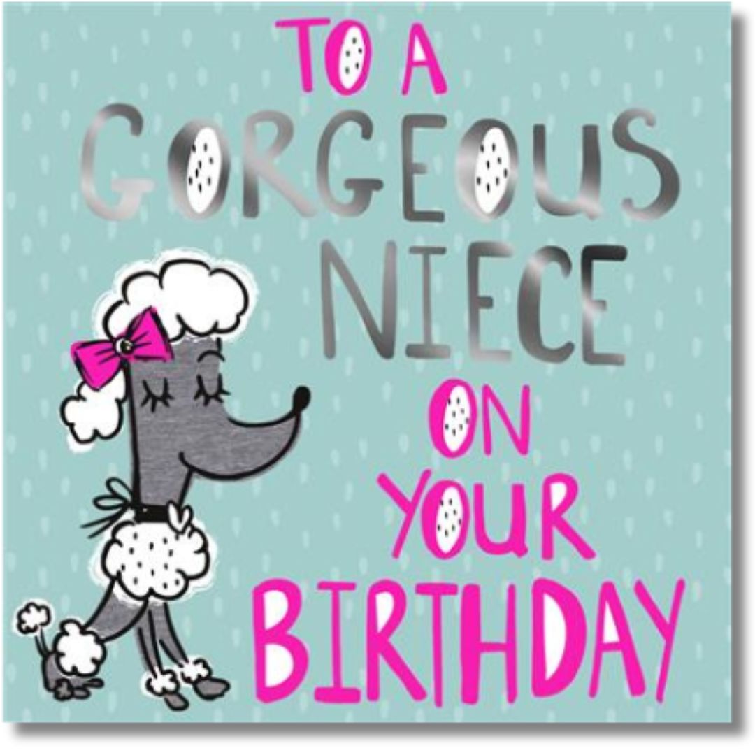 Hallmark To A Gorgeous Niece On Your Birthday - Greeting Card