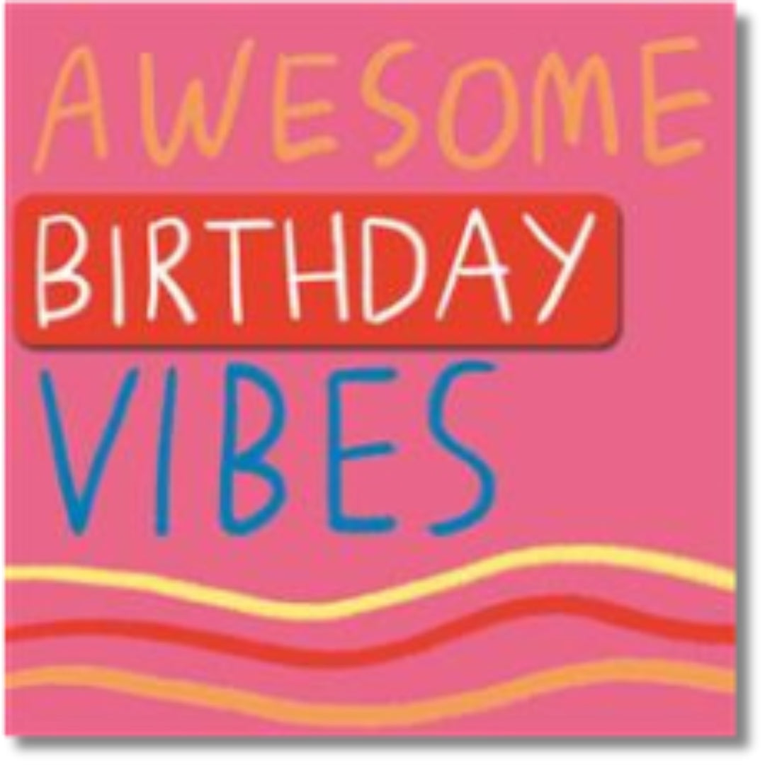 Hallmark Awesome Birthday Vibes - Greeting Card