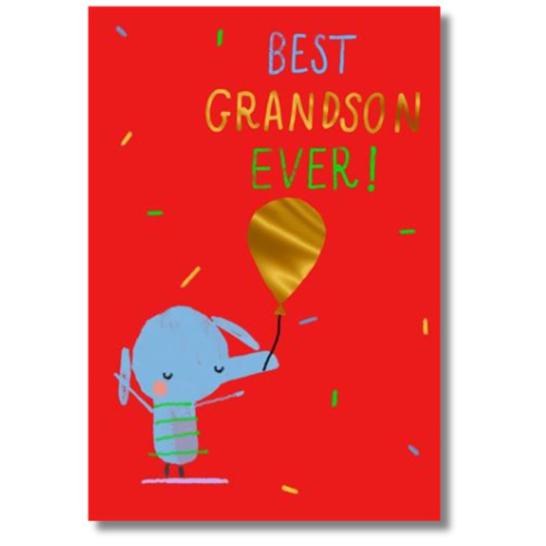 Hallmark Best Grandson Ever! - Greeting Card