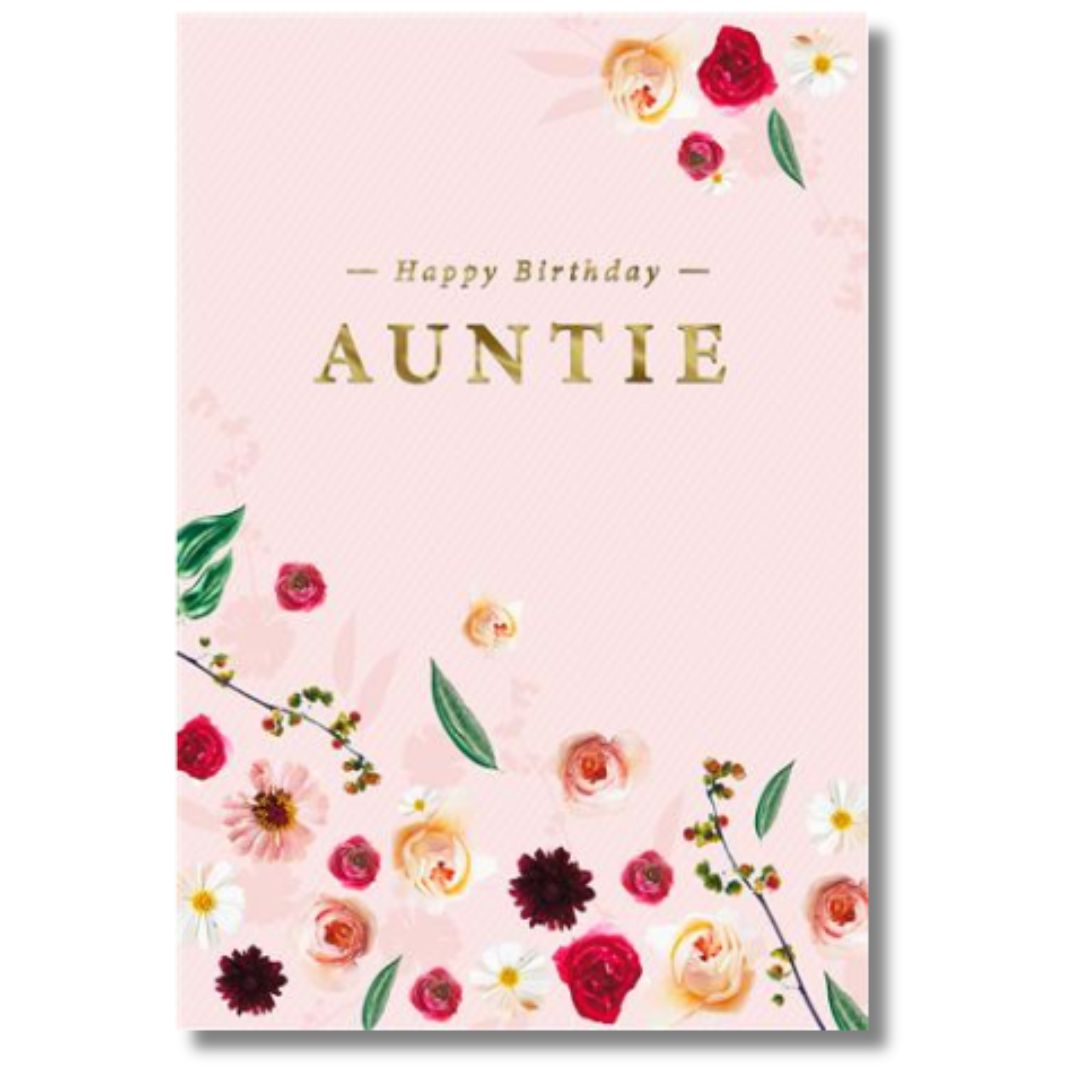 Auntie Birthday Greeting Card