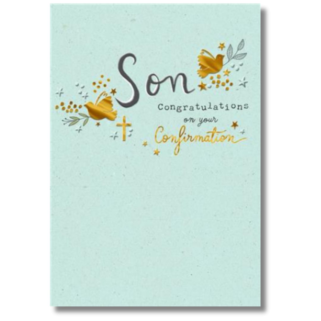 Hallmark Son Confirmation - Greeting Card