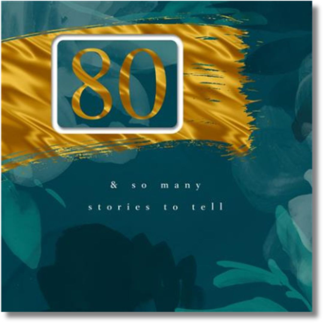 Hallmark 80 & So Many Stories To Tell - Greeting Card