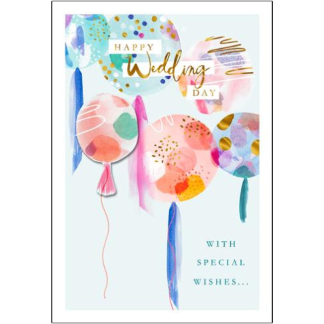 Happy Wedding Day' Greeting Cards