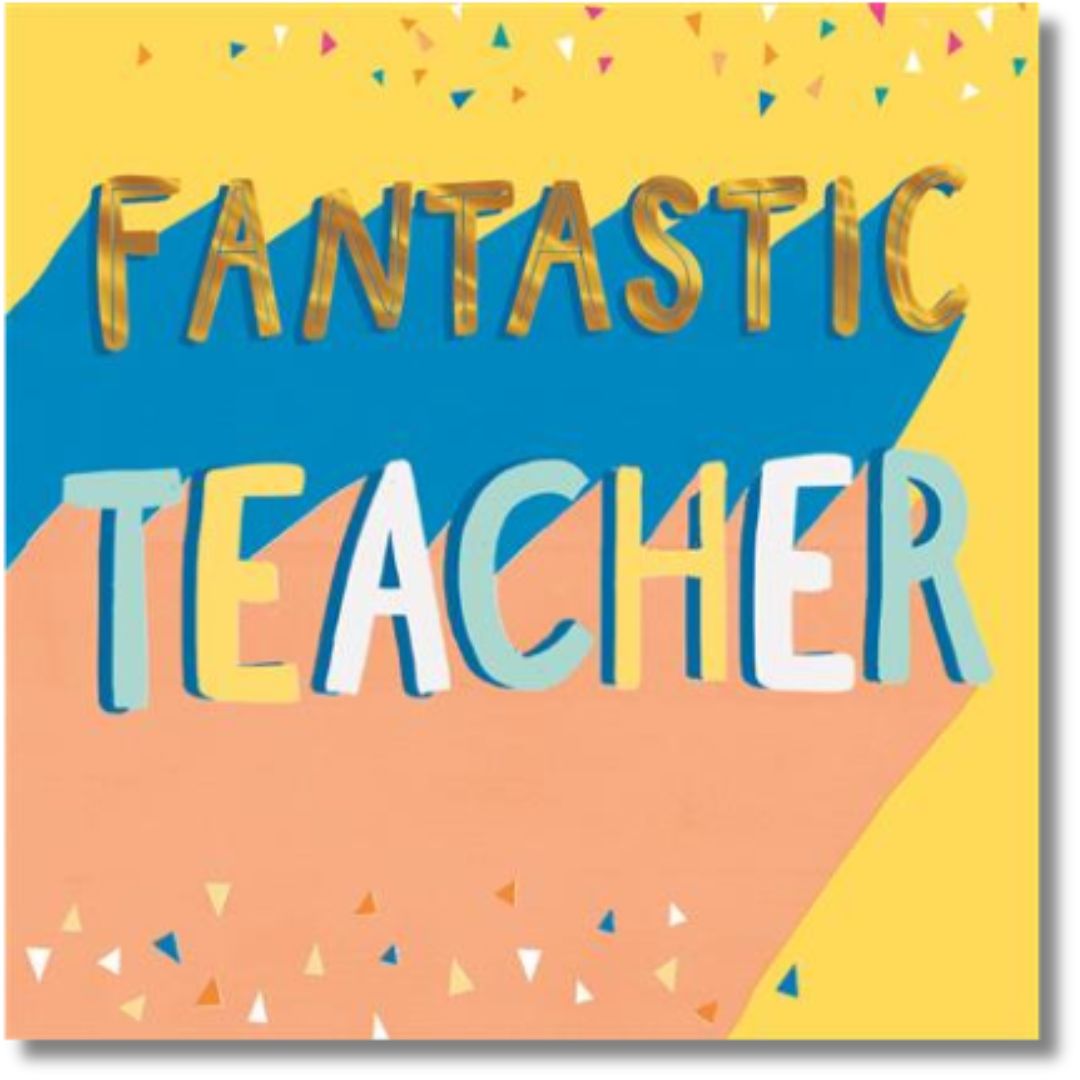 Hallmark Fantastic Teacher - Greeting Card