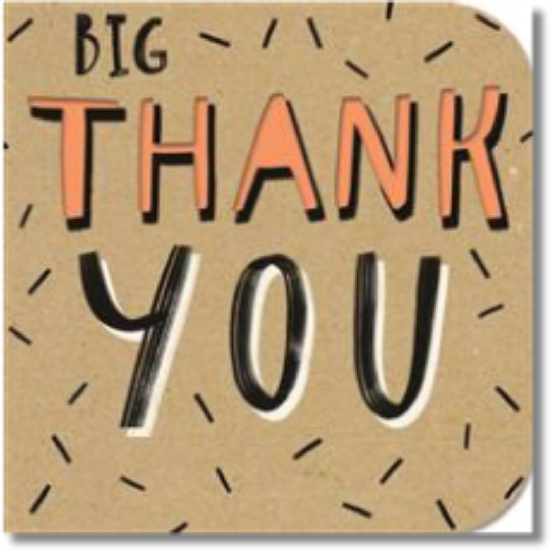 Hallmark Big Thank You - Greeting Card