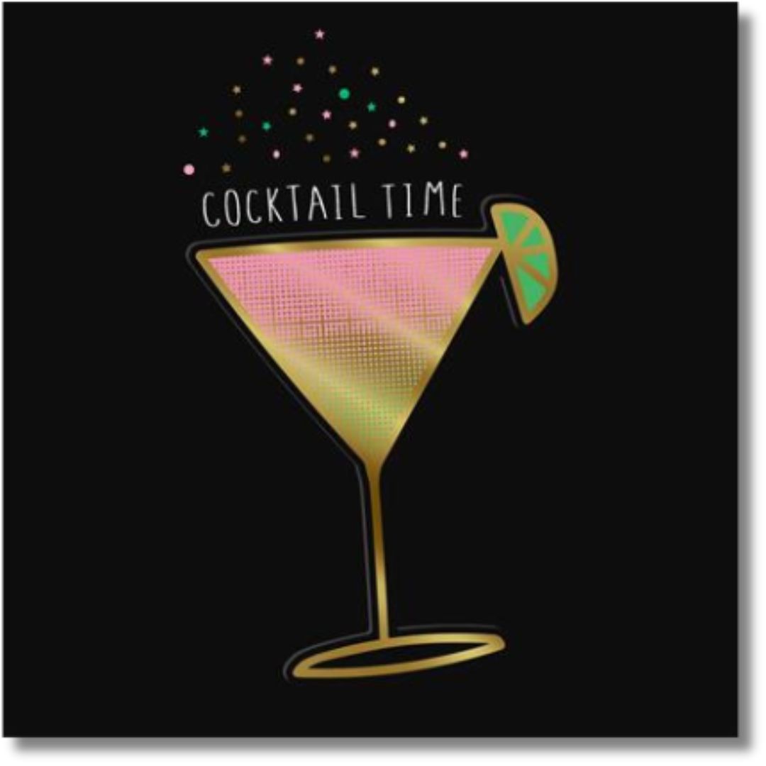 Cocktail Birthday Greeting Card