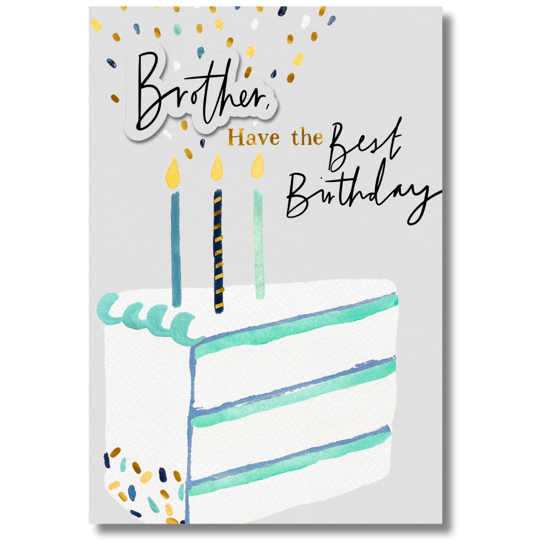 Hallmark Brother Birthday Greeting Card