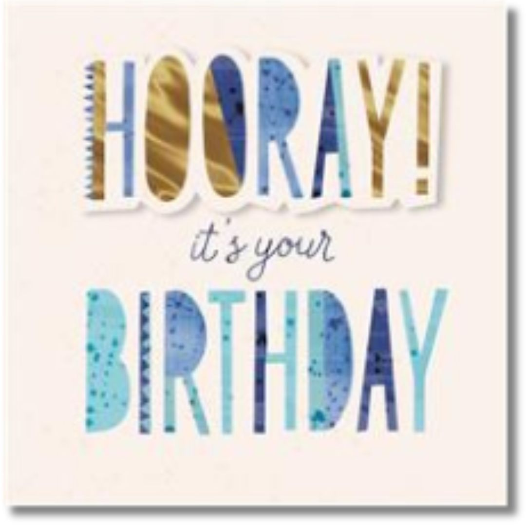 Hallmark Hooray! It's Your Birthday - Greeting Card