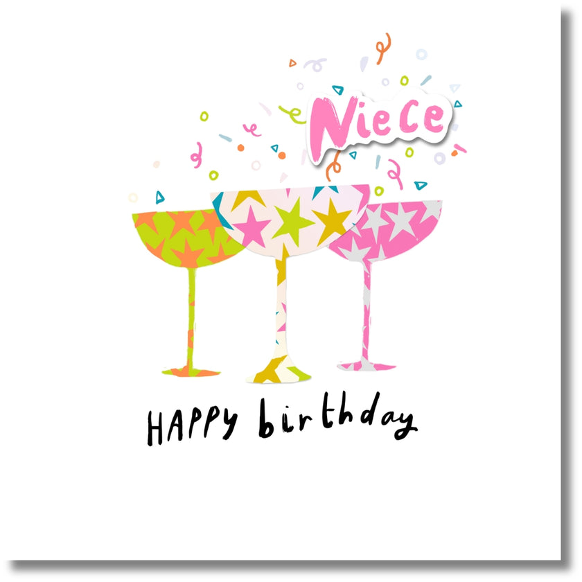 Hallmark Niece Happy Birthday - Greeting Card