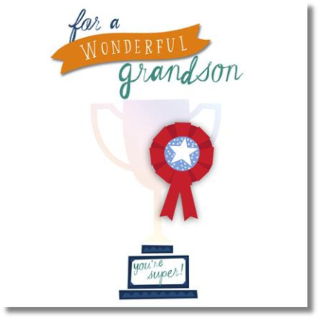 Hallmark For A Wonderful Grandson Birthday - Greeting Card