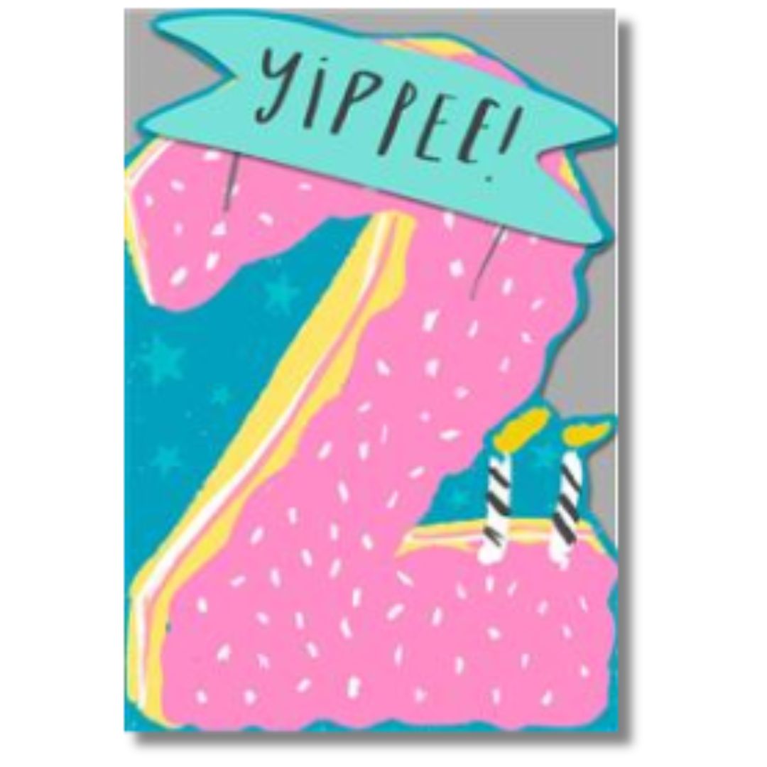 Hallmark Yippee! 2 Birthday - Greeting Card