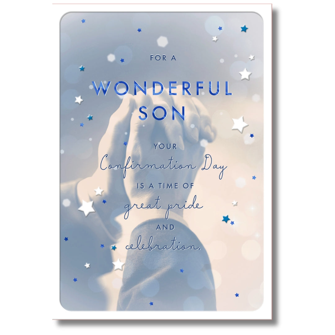 Hallmark For A Wonderful Son Your Confirmation Day - Greeting Card