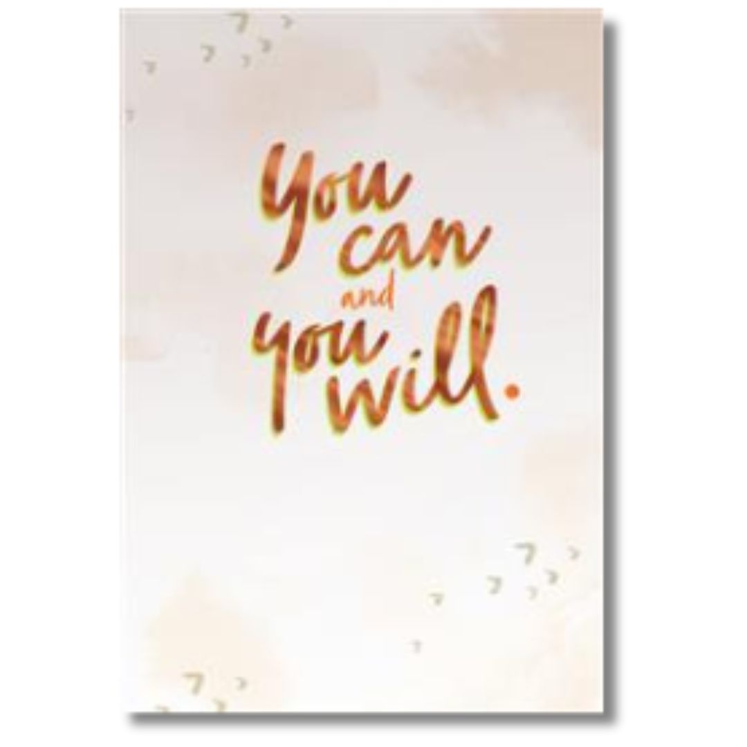 Hallmark You Can And You Will - Greeting Card