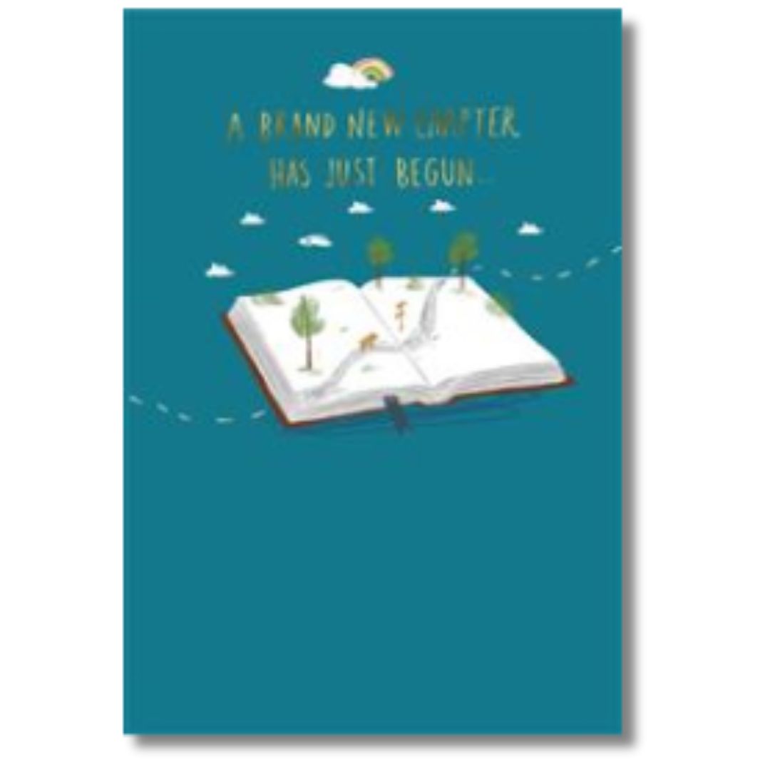 Hallmark A Brand New Chapter Has Just Begun... - Greeting Card