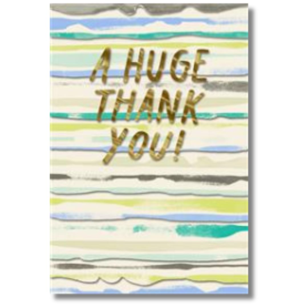 Hallmark A Huge Thank You - Greeting Card