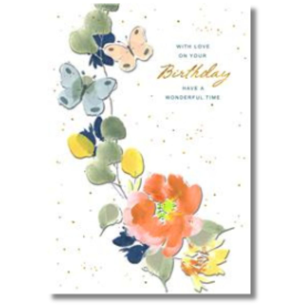 Hallmark With Love On Your Birthday - Greeting Card