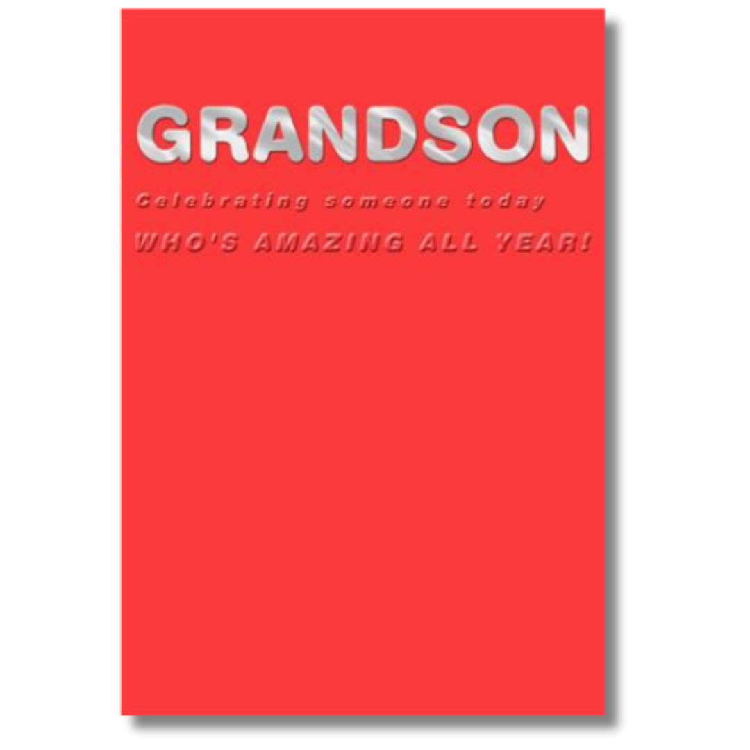 Grandson Birthday Greeting Card