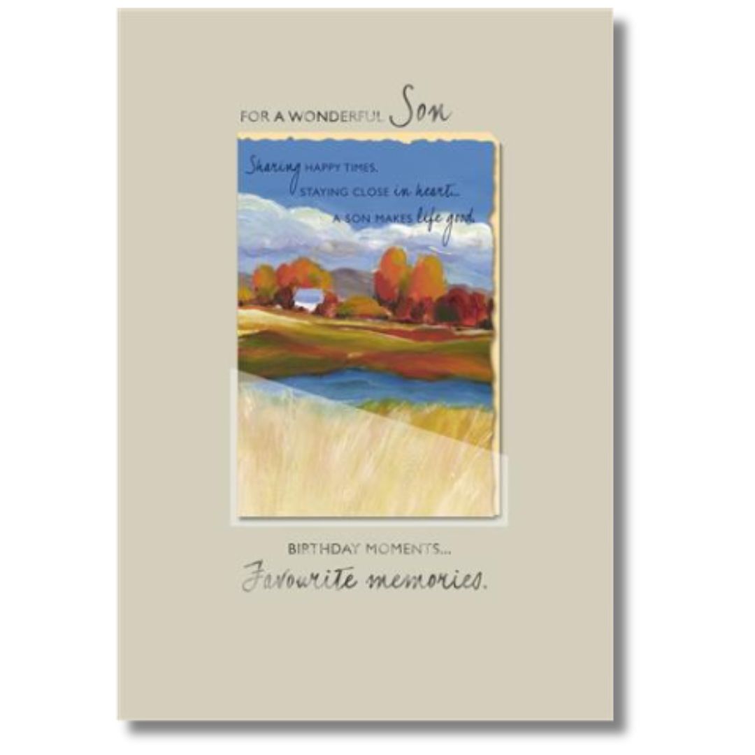 Hallmark For A Wonderful Son - Greeting Card