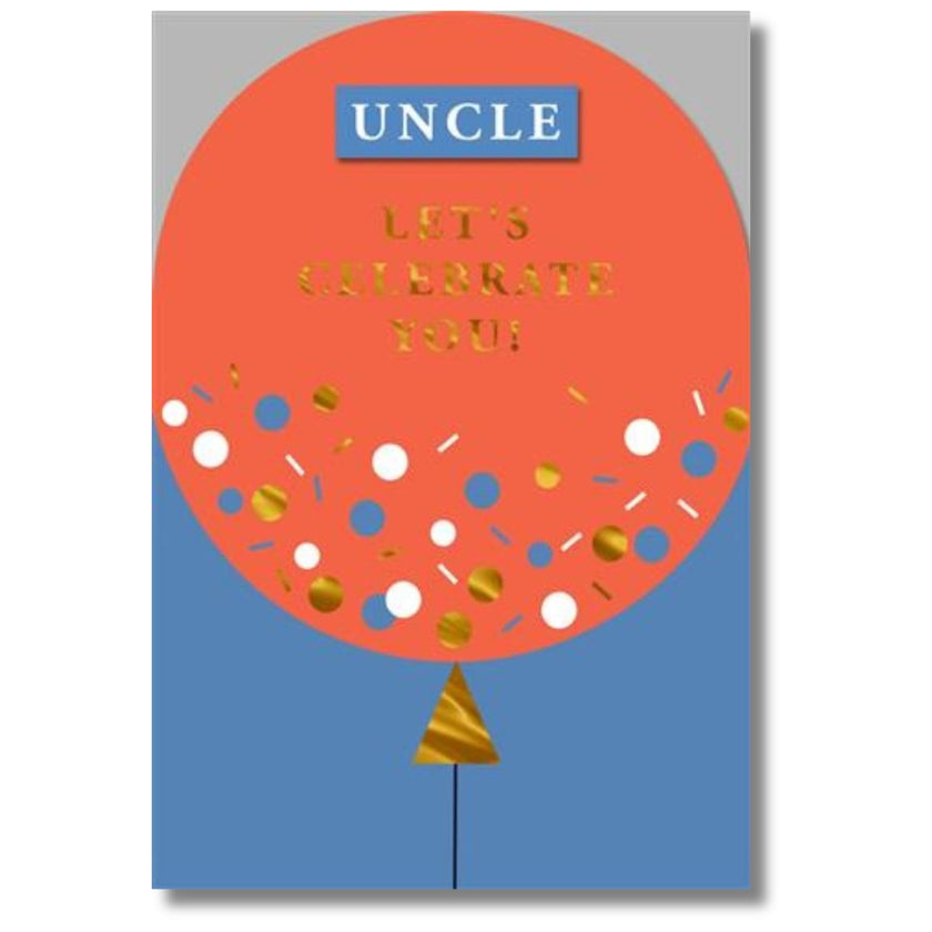 Hallmark Uncle Let's Celebrate You! Birthday - Greeting Card