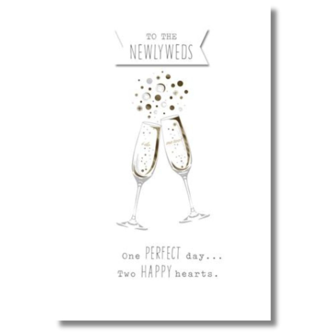 Hallmark To The Newlyweds - Greeting Card