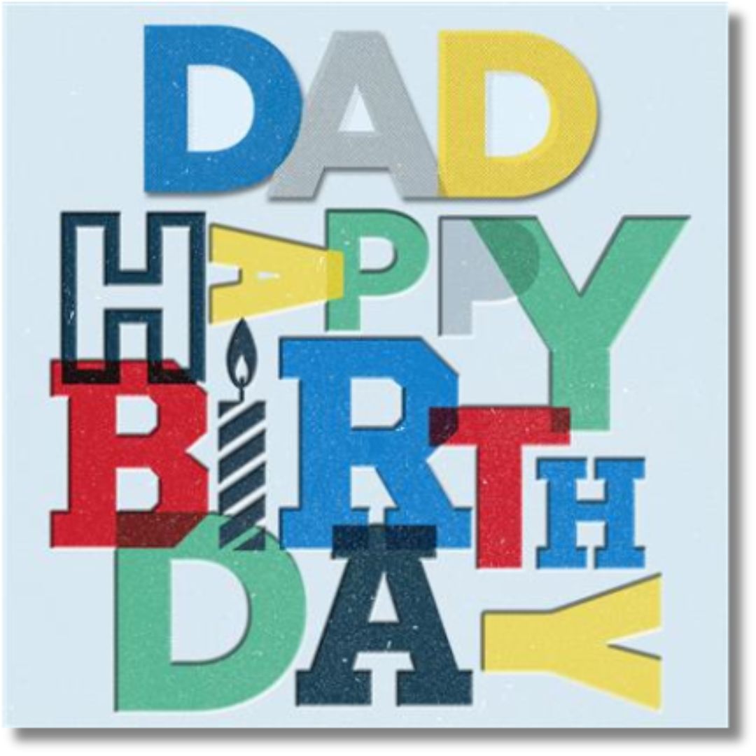 Hallmark Dad Happy Birthday - Greeting Card