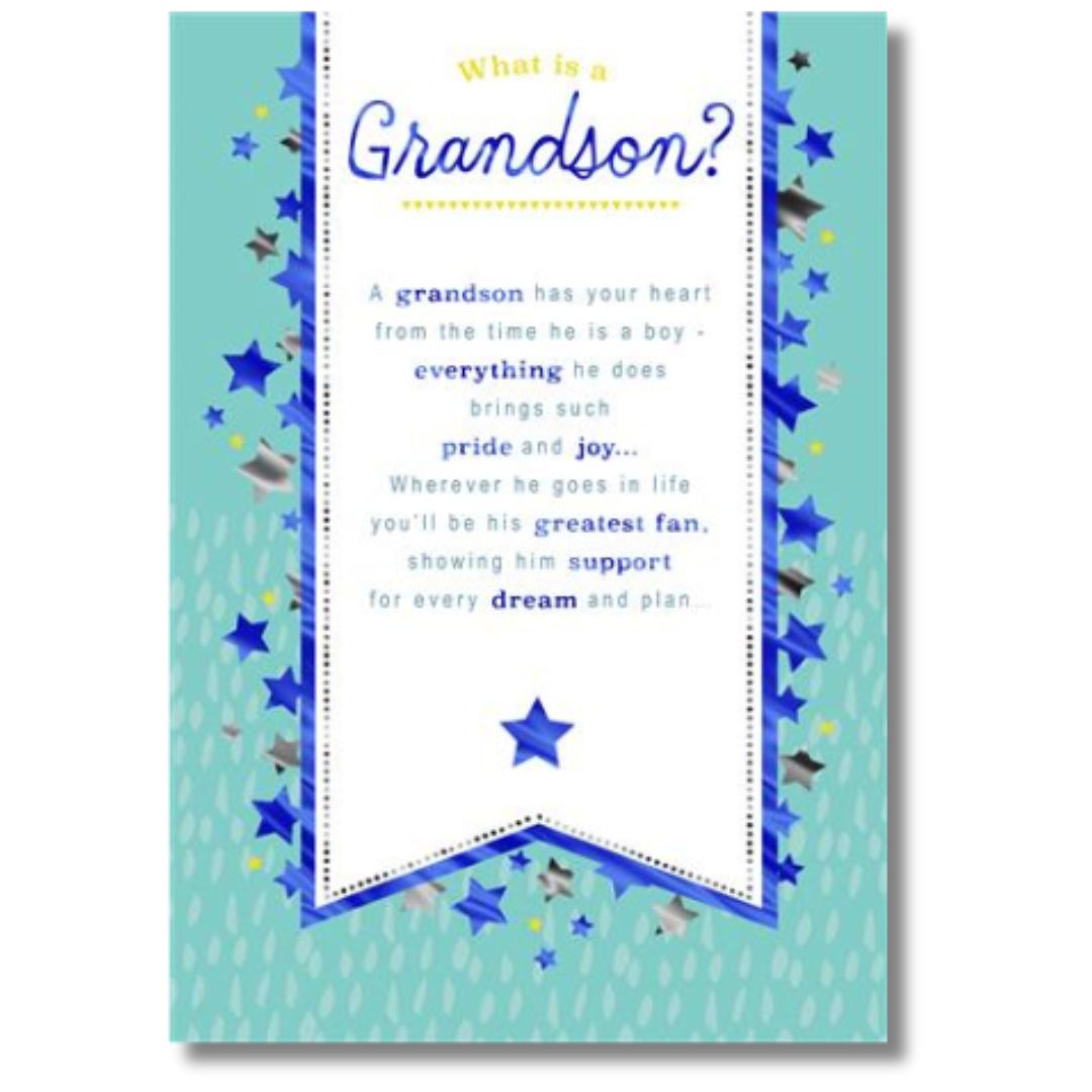 Hallmark What Is A Grandson? - Greeting Card