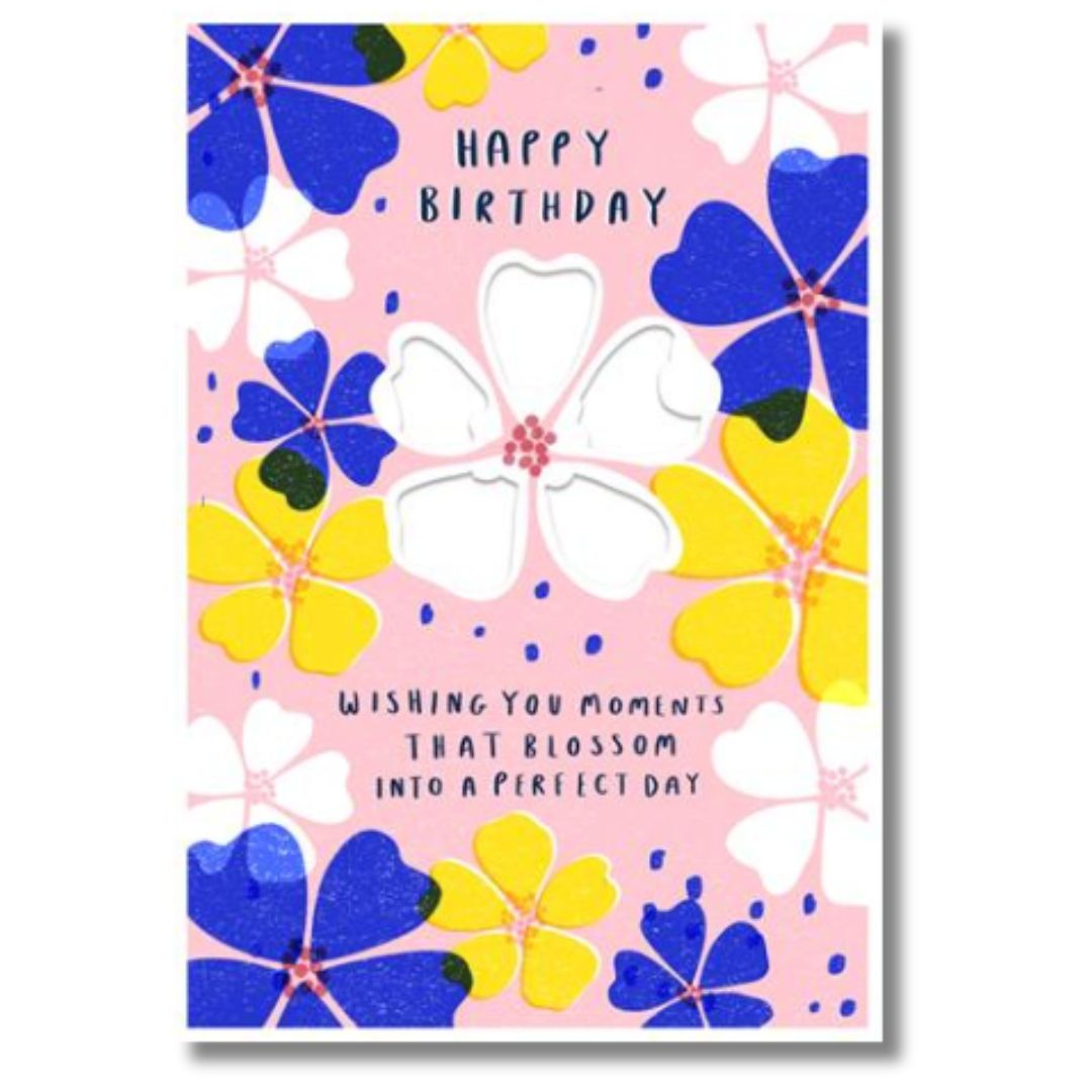 Hallmark Happy Birthday Flowers - Greeting Card