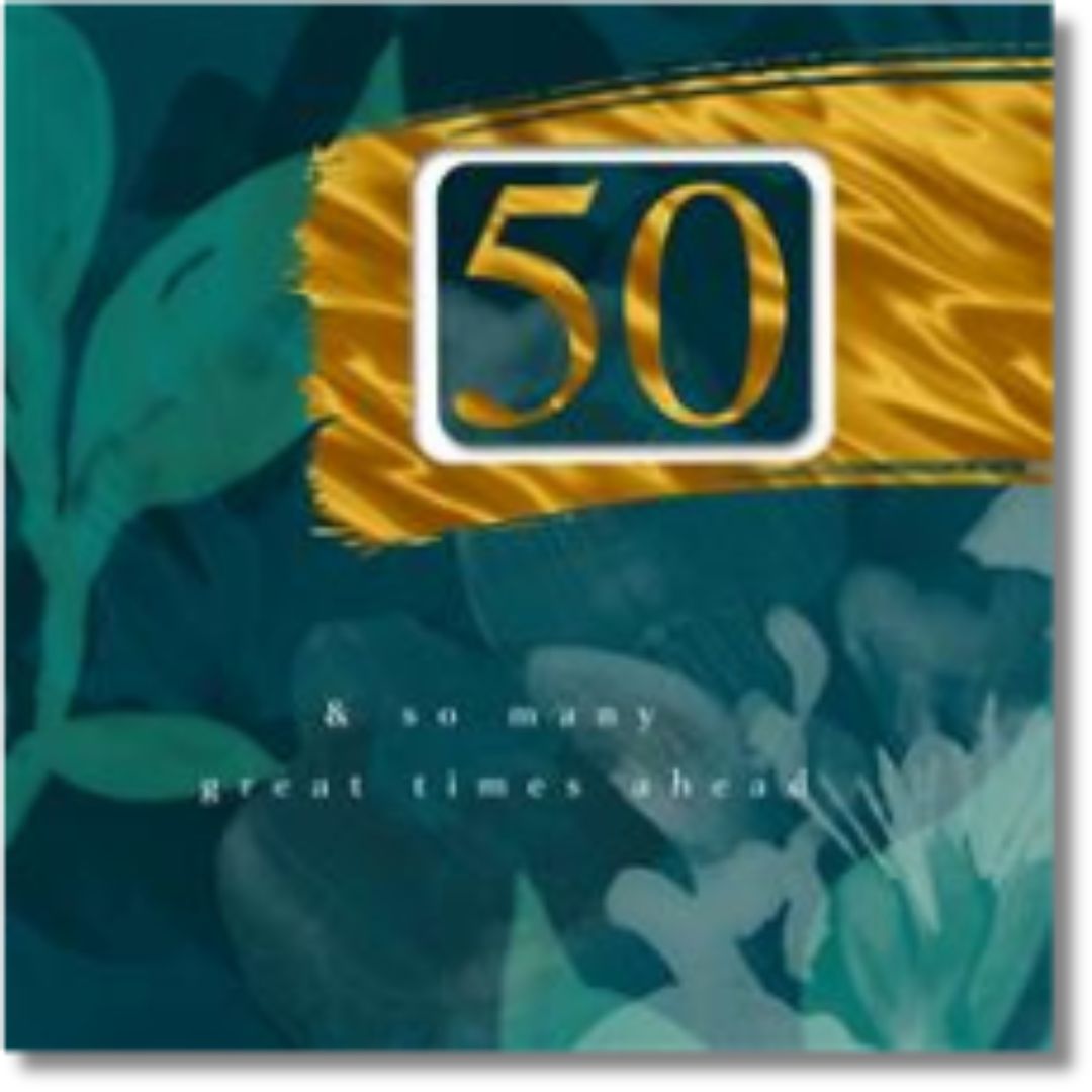 Hallmark Happy 50th Birthday - Greeting Card