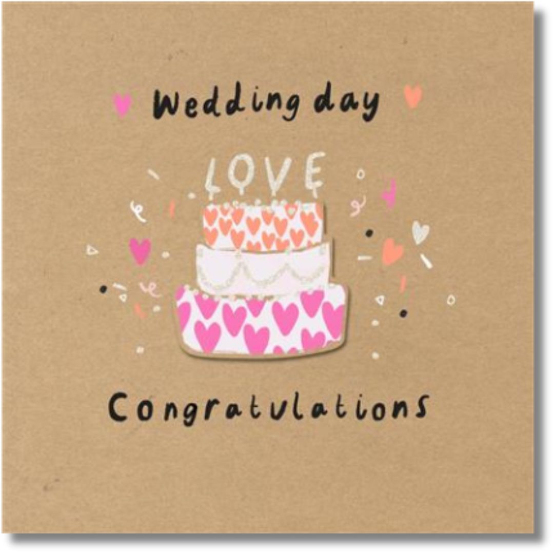 Wedding Day Congratulations Greeting Card