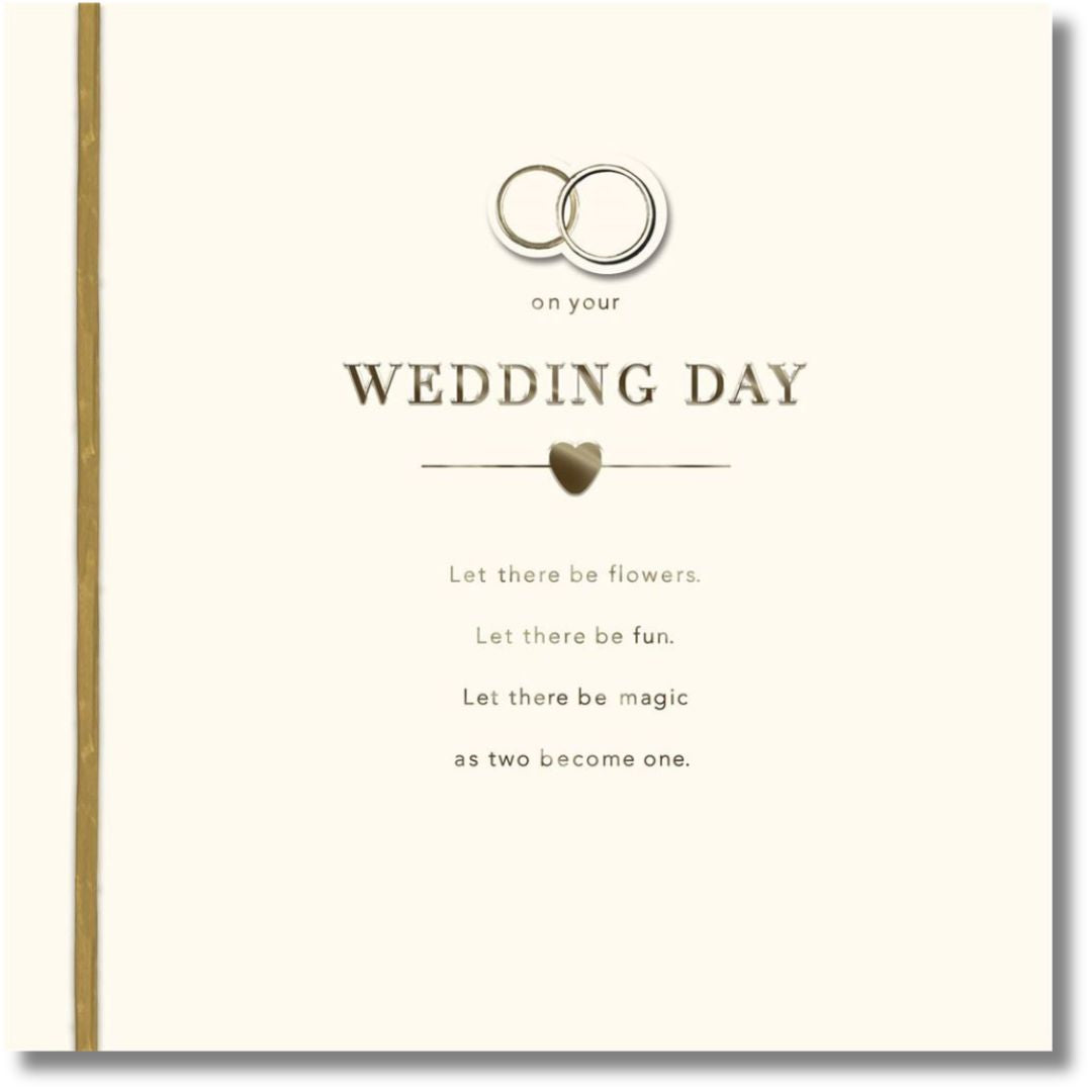 Hallmark On Your Wedding Day As Two Become One - Greeting Card