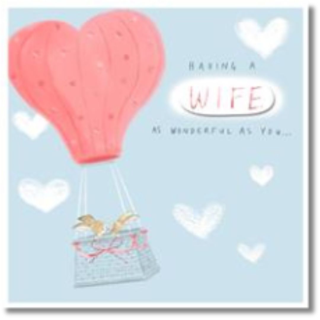 Hallmark Having A Wife As Wonderful As You... Birthday - Greeting Card