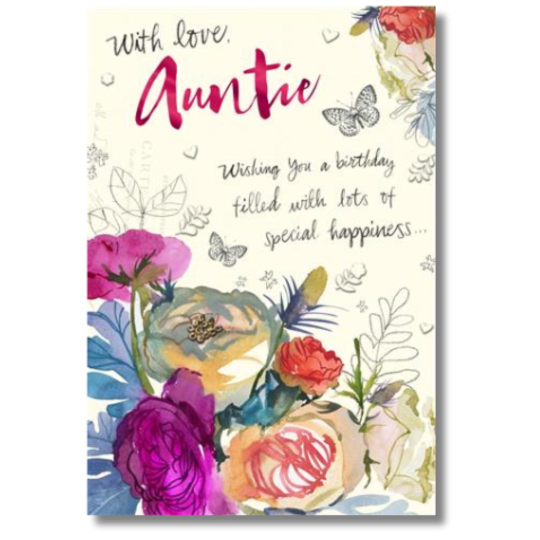 Hallmark With Love, Auntie - Greeting Card