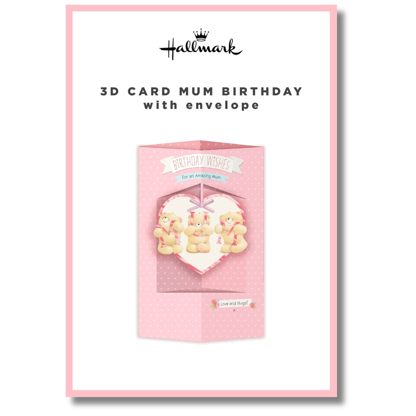 Hallmark 3D Card Mum Birthday - Greeting Card