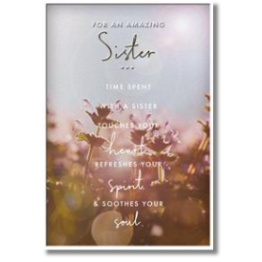 Hallmark For An Amazing Sister Birthday - Greeting Card