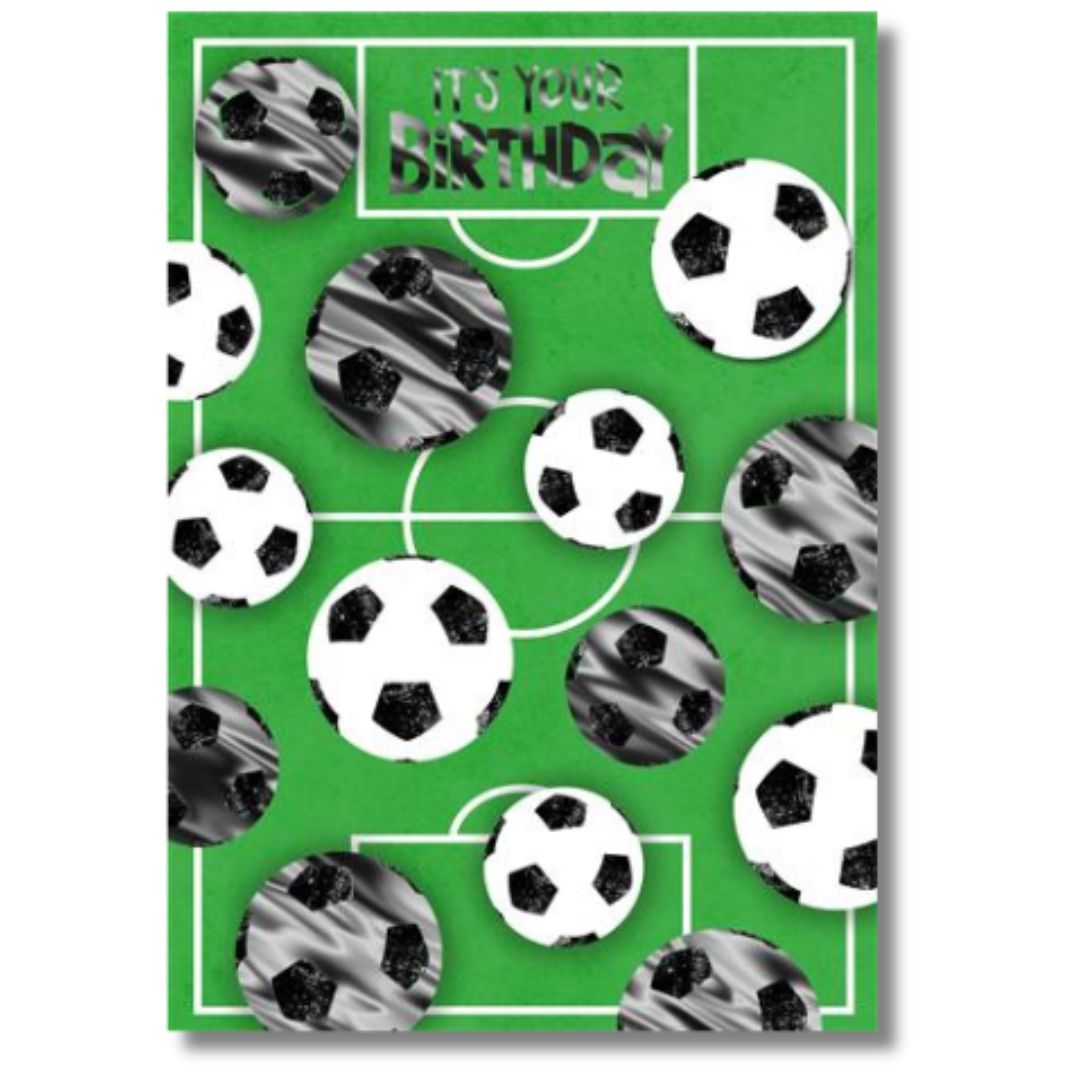 It's Your Birthday Football Greeting Card