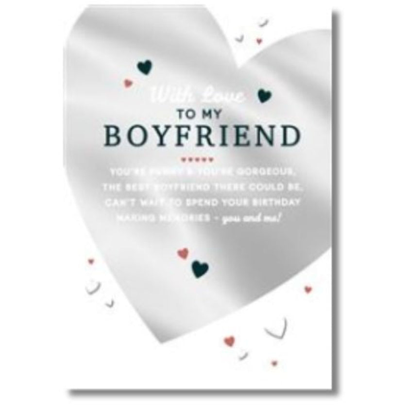 Hallmark With Love To My Boyfriend Birthday - Greeting Card