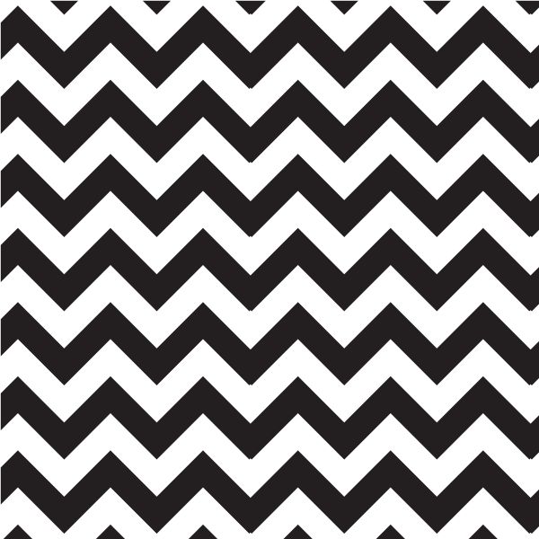 Hallmark Gift Wrapping Paper 0.7 x 2m Black/White Zig-Zag