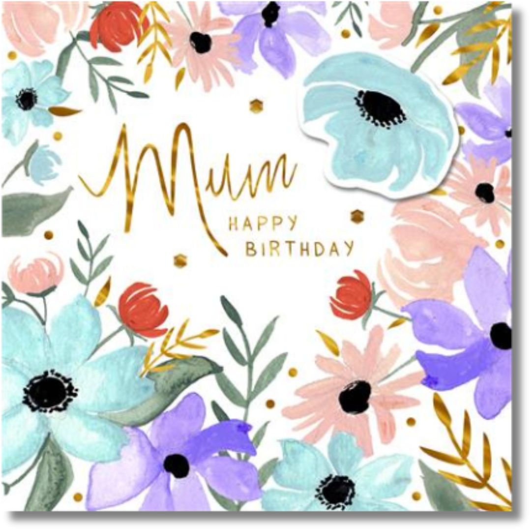 Hallmark Mum Happy Birthday - Greeting Card