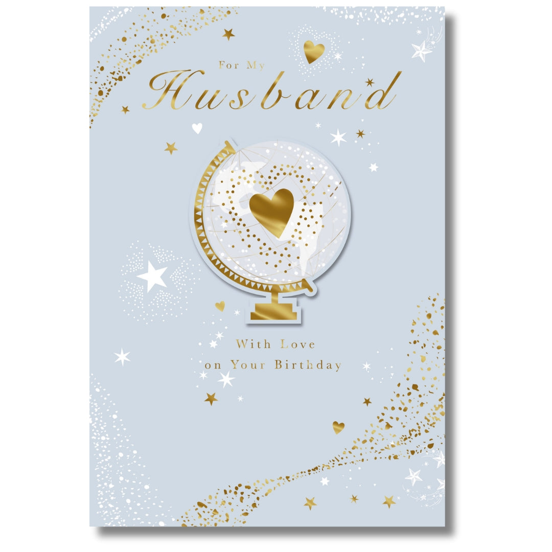 Hallmark For My Husband With Love On Your Birthday - Greeting Card