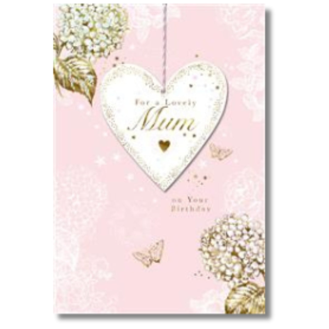 Hallmark For A Lovely Mum On Your Birthday - Greeting Card