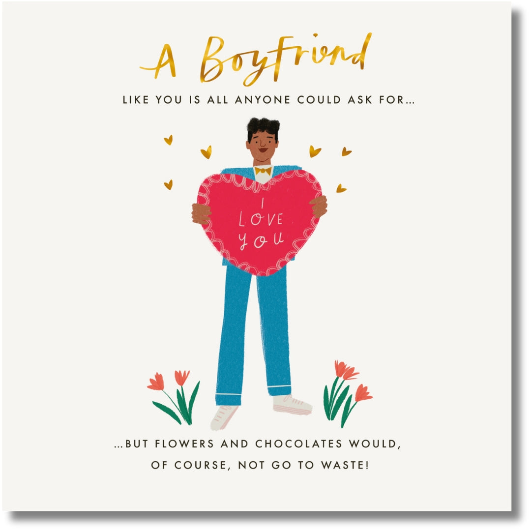 Hallmark A Boyfriend... Valentine's Day - Greeting Card