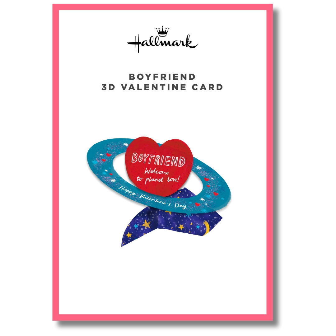 Hallmark Boyfriend 3D Valentine Card - Greeting Card