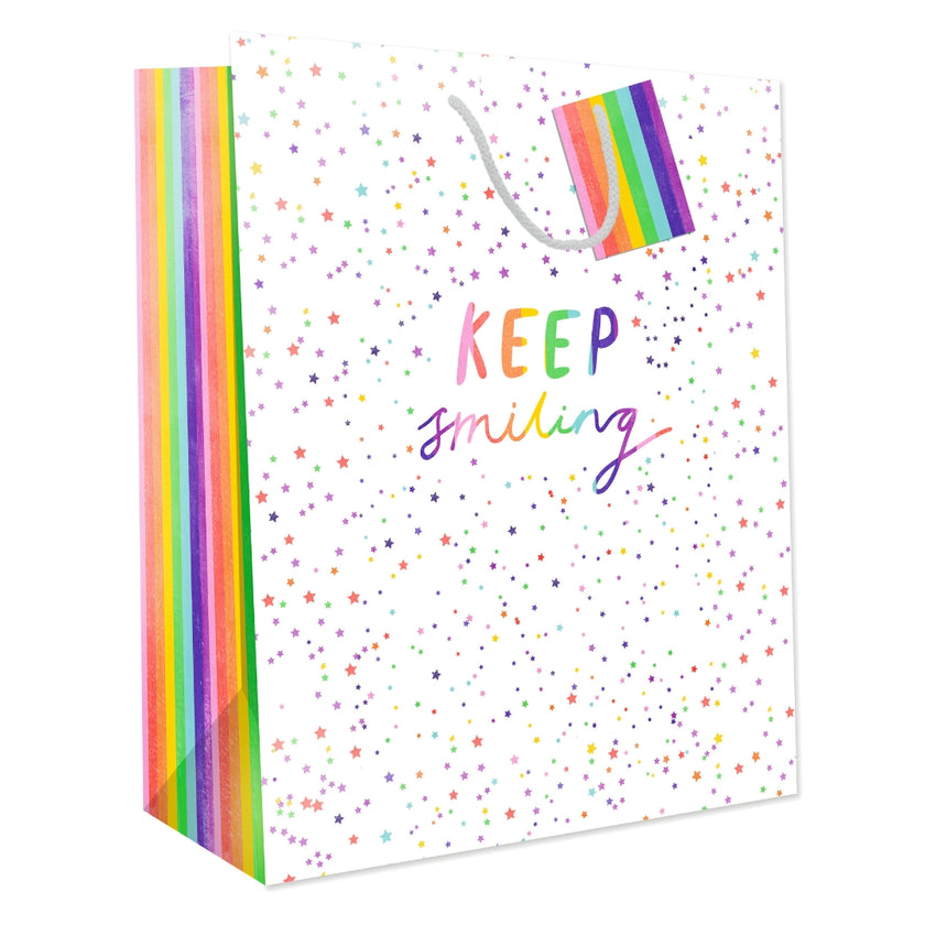 Hallmark Gift Bag Medium 33 x 26.5cm - Keep Smiling