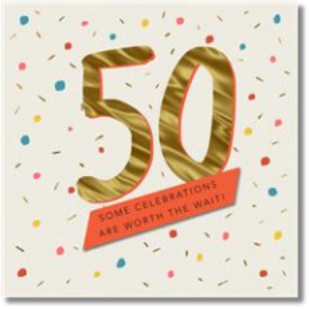 Hallmark 50 Celebrations Birthday - Greeting Card