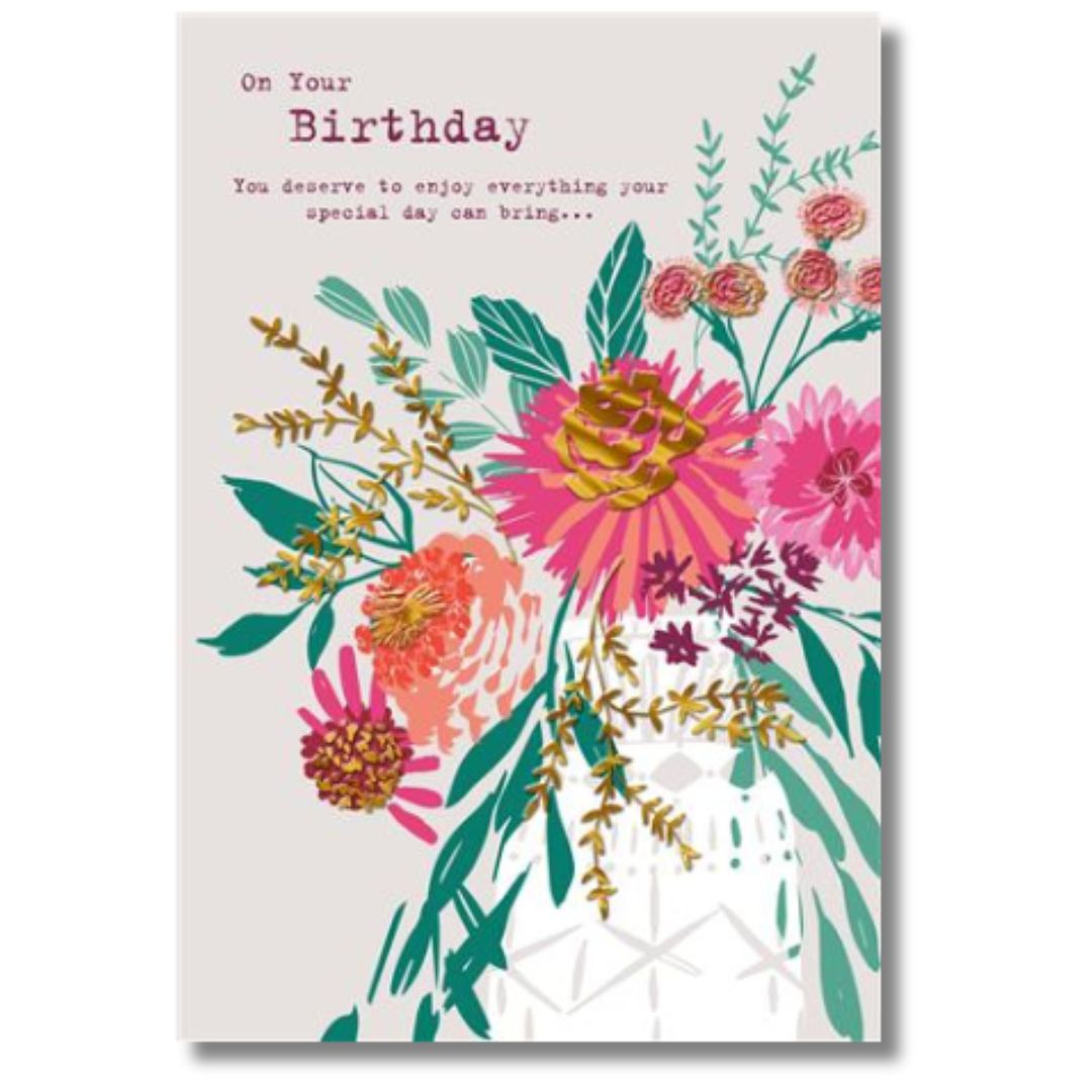 Hallmark On Your Birthday - Greeting Card