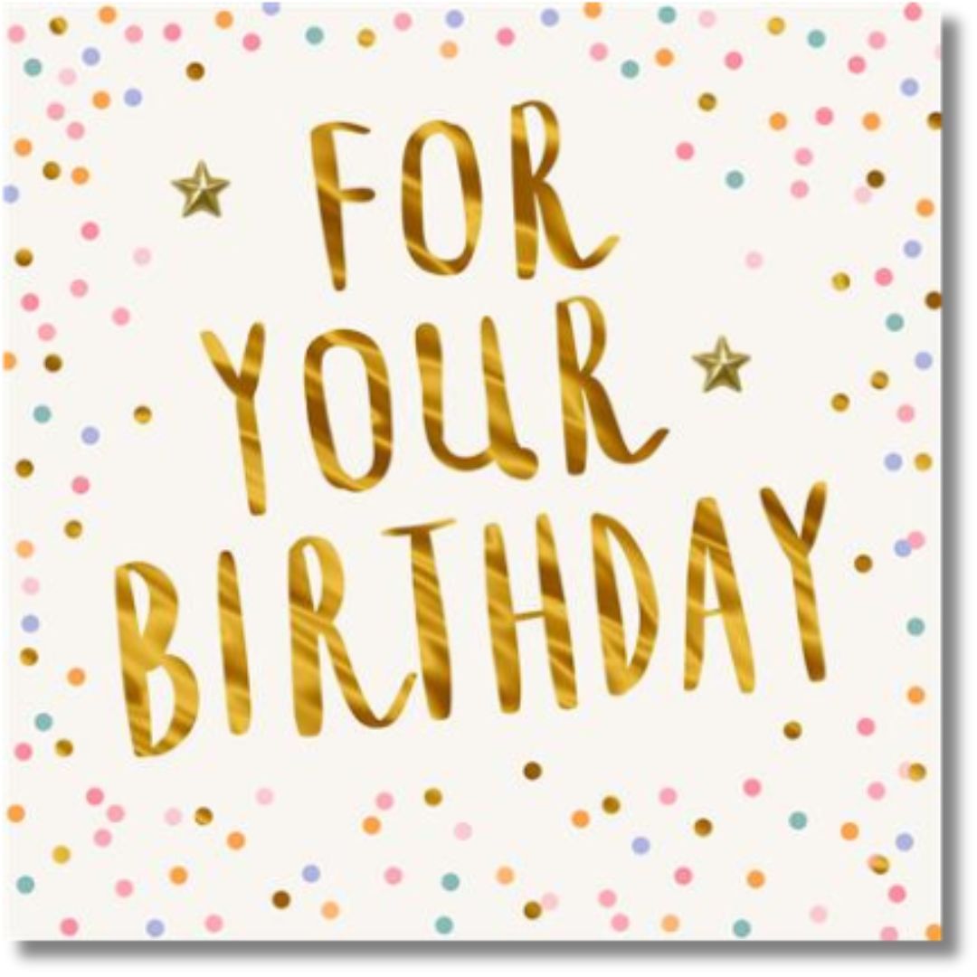 Hallmark For Your Birthday - Greeting Card