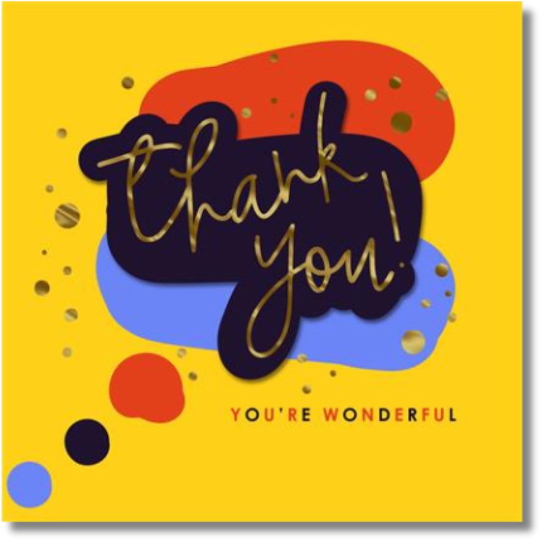 Hallmark Thank You! - Greeting Card